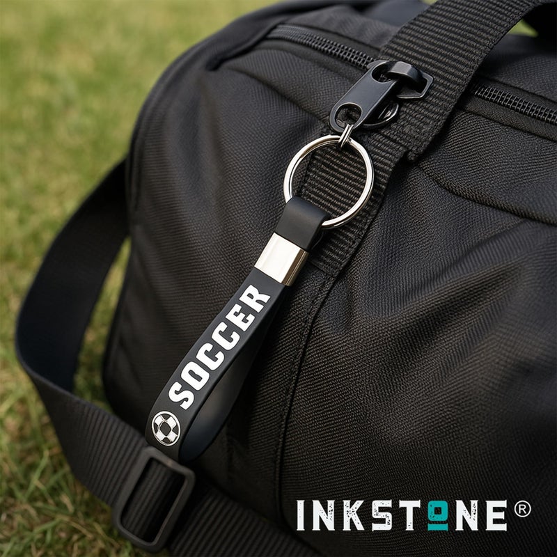Inkstone Soccer Keychains with Motivational Quotes - Image 5
